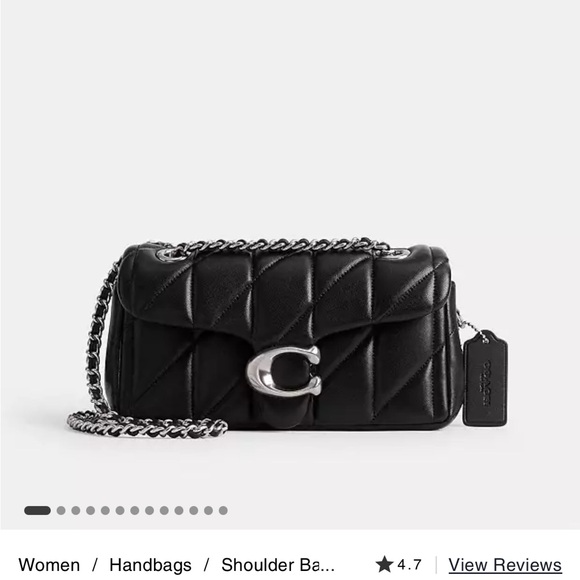 Coach Quilted Tabby in Vivid Pink - Picture 7 of 8